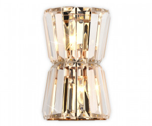 TR5219/2 GD/CL золото/прозрачный E14/2 max 40W 245*150*110