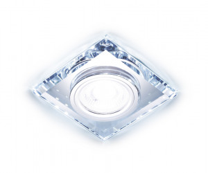 S215 CL хром/прозрачный /MR16+3W(LED COLD)