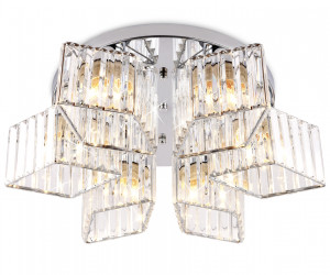 TR5209/6 CH/CL хром/прозрачный E27/6 max 40W D550*180