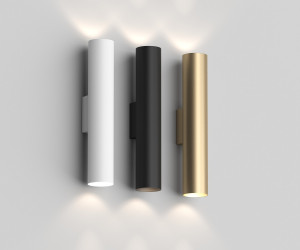 DK5022-BK Настенный светильник, IP20, до 15 Вт, LED, 2xGU10, черный, алюминий