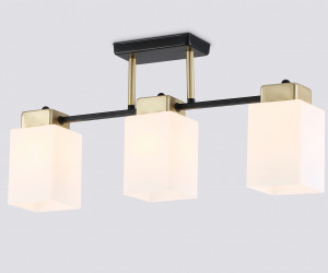 TR303046/3 BK/GD черный/золото E27/3 max 60W 540*100*270