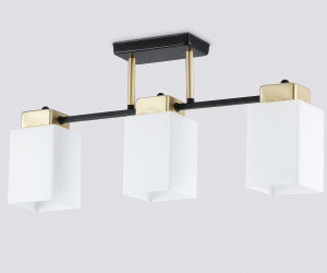 TR303046/3 BK/GD черный/золото E27/3 max 60W 540*100*270