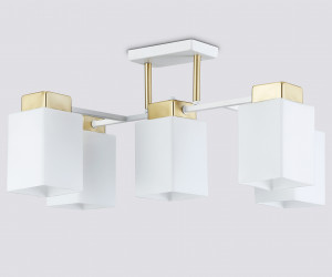 TR303047/5 WH/GD белый/золото E27/5 max 60W 540*480*270