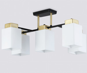 TR303048/5 BK/GD черный/золото E27/5 max 60W 540*480*270