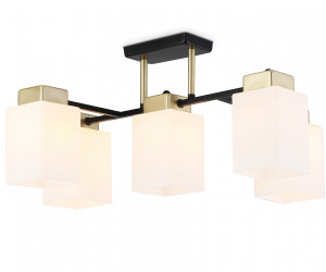 TR303048/5 BK/GD черный/золото E27/5 max 60W 540*480*270