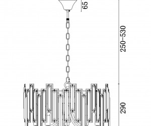 Подвесной светильник Freya FR5085PL-05CH