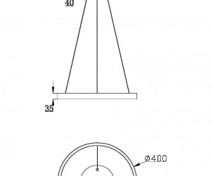 Подвесной светильник Maytoni MOD058PL-L22WK