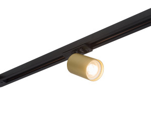DK6201-BG Трековый светильник IP 20, 15 Вт, GU5.3, матовое золото с черным, алюминий