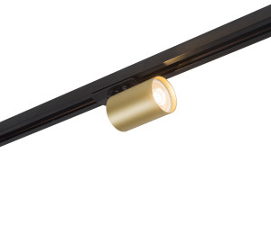 DK6201-BG Трековый светильник IP 20, 15 Вт, GU5.3, матовое золото с черным, алюминий