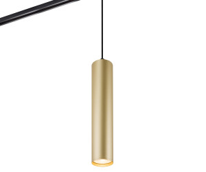 DK6210-BG Трековый светильник IP 20, 15 Вт, GU10, матовое золото с черным, алюминий