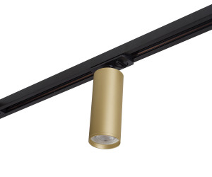 DK6202-BG Трековый светильник IP 20, 15 Вт, GU10, матовое золото с черным, алюминий