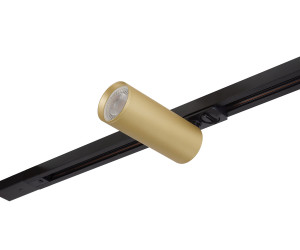 DK6202-BG Трековый светильник IP 20, 15 Вт, GU10, матовое золото с черным, алюминий
