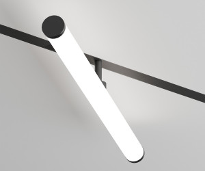 DK8065-BK Рассеивающий матовый светильник SMART RAY 12W DIM 3000K-6000K, черный, акрил, алюминий