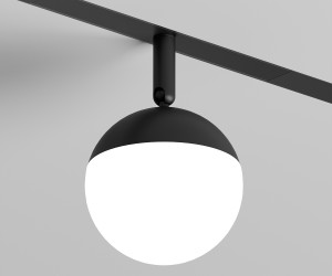 DK8055-BK Акцентный светильник SMART MOON 12W DIM 3000K-6000K, черный, алюминий, акрил