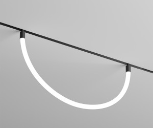 DK8060-BK Гибкий рассеивающий матовый светильник SMART RAY 18W DIM 3000K-6000K, длина плафона 1.5м, черный