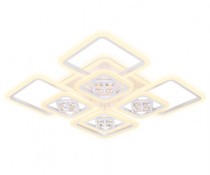 FA289/4+4 WH белый 176W 820*820*120 (ПДУ РАДИО 2.4G)