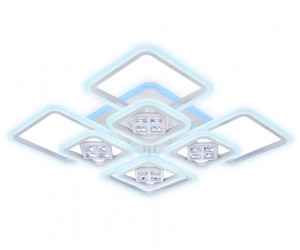 FA289/4+4 WH белый 176W 820*820*120 (ПДУ РАДИО 2.4G)