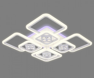 FA289/4+4 WH белый 176W 820*820*120 (ПДУ РАДИО 2.4G)