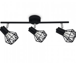 TR8622/3 BK/CH черный/хром E27*3 max 40W 460*91*175