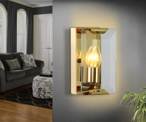 TR5157 GD/CL золото/прозрачный E14/1 max 40W 210*130*100