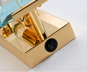 TR5157 GD/CL золото/прозрачный E14/1 max 40W 210*130*100