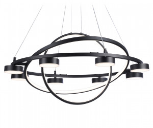 FL51779/3+8 BK черный 3000K/4200K/6400K 112W D800/580/400*1200 (ПДУ ИК)