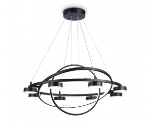 FL51779/3+8 BK черный 3000K/4200K/6400K 112W D800/580/400*1200 (ПДУ ИК)