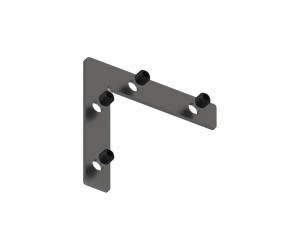 TR2019-AL Комплект угловых соединителей трека SLOTT, алюминий