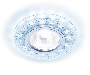 S226 W/CH/C белый/серебро/MR16+3W(LED COLD)