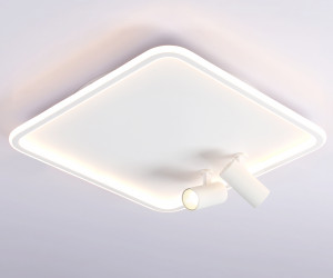 FL5114/1+2 WH белый 97W 3000K-6400K 480*480*130 (ПДУ ИК)