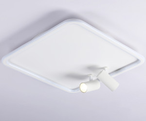 FL5114/1+2 WH белый 97W 3000K-6400K 480*480*130 (ПДУ ИК)