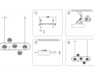 TR5433/5 GD золото G9/5 max 40W 780*110*1000
