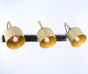 TR97109/3 GD/BK золото/черный E27*3 max 40W D130*223*273*550