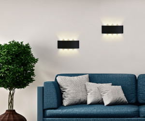 FW144 BK/S черный/песок LED 3000K 14W 220*80*45