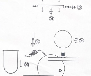 Настенный светильник WA9878-1 WT 000059548