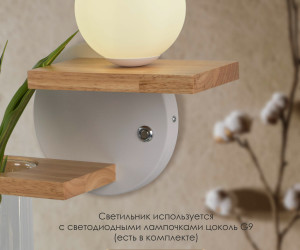 Настенный светильник WA9878-1 WT 000059548