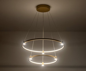 FL5508/2+6 GD золото 45W 3000K/4200K/6400K D600/400*1300 (без ПДУ)