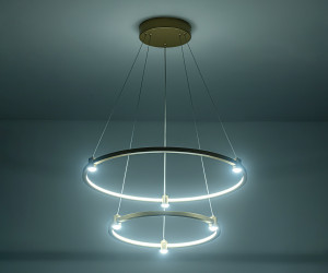 FL5508/2+6 GD золото 45W 3000K/4200K/6400K D600/400*1300 (без ПДУ)