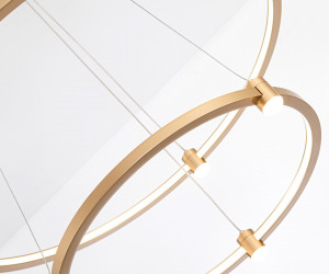 FL5508/2+6 GD золото 45W 3000K/4200K/6400K D600/400*1300 (без ПДУ)