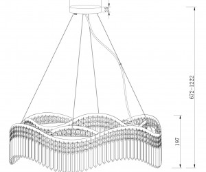 Подвесной светильник Maytoni DIA201PL-10G