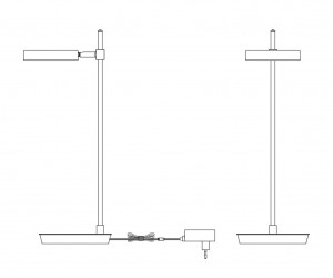Настольный светильник Maytoni MOD070TL-L8B3K