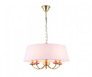 LH75021/5 GD/PI золото/розовый E14/5 max 40W D550*730
