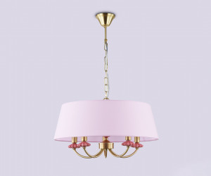 LH75021/5 GD/PI золото/розовый E14/5 max 40W D550*730