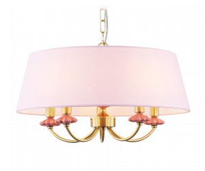 LH75021/5 GD/PI золото/розовый E14/5 max 40W D550*730