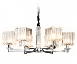 TR4522/6 CH/CL хром/прозрачный E14/6 max 40W D710*660