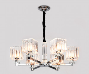 TR4522/6 CH/CL хром/прозрачный E14/6 max 40W D710*660