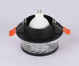 TN1252 SBK/CL черный песок/прозрачный GU5.3 D98*58