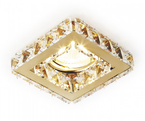 K110 CL/G золото/прозрачный хрусталь MR16