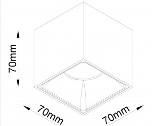 Потолочный светильник Technical C065CL-L12W3K