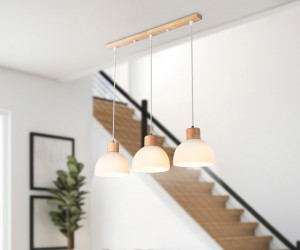 TR83135/3 LW/FR светлое дерево/белый матовый E27/3 max 40W 640*180*1040